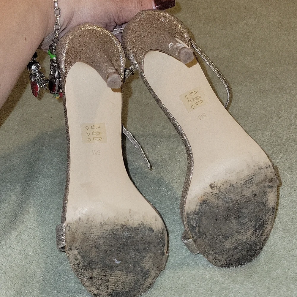 Steve Madden Women's Sparkling Heels - Silver - Picture 7 of 8